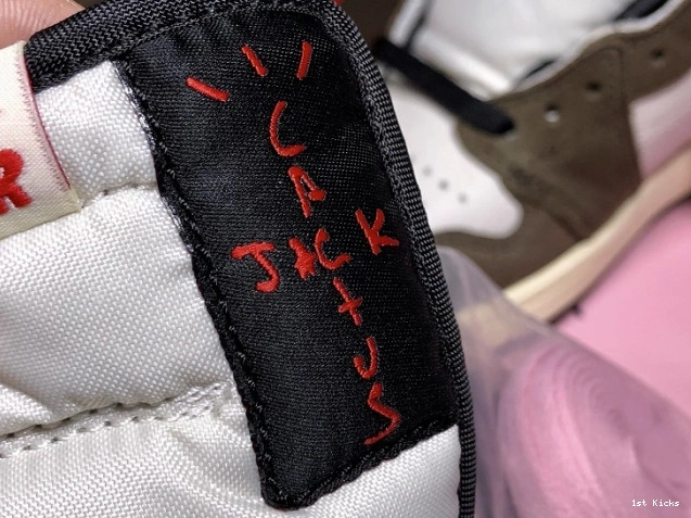 1st Kicks Shoes CD4487 - Air 1 x Scott OG 'Mocha' Jordan High 100 Retro Travis 0712